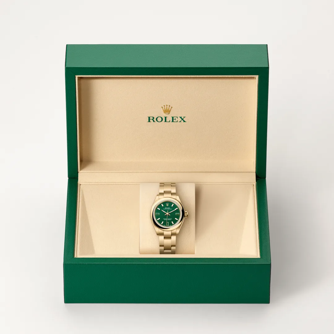 Rolex Oyster Perpetual 28腕錶18K黃金款，M276208-0002 | 正泰鐘錶