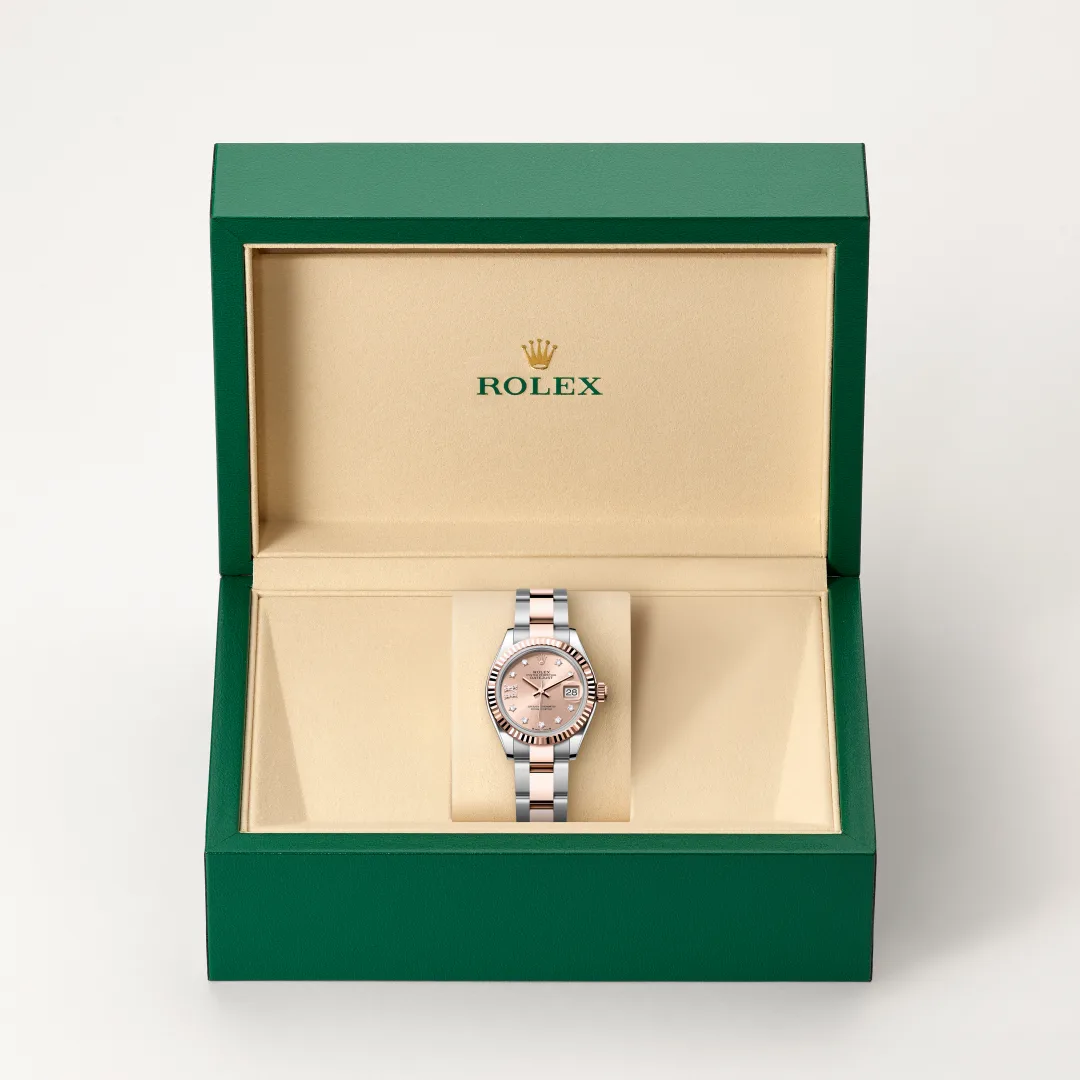 Rolex Lady-Datejust腕錶永恒玫瑰金鋼(蠔式鋼與永恒玫瑰金的組合)款,M279171-0028 | 正泰鐘錶