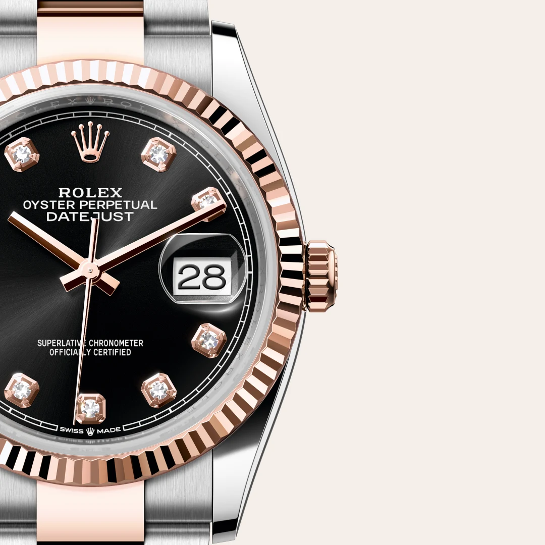 Rolex Datejust 36腕錶永恒玫瑰金鋼(蠔式鋼與永恒玫瑰金的組合)款,M126231-0020 | 正泰鐘錶