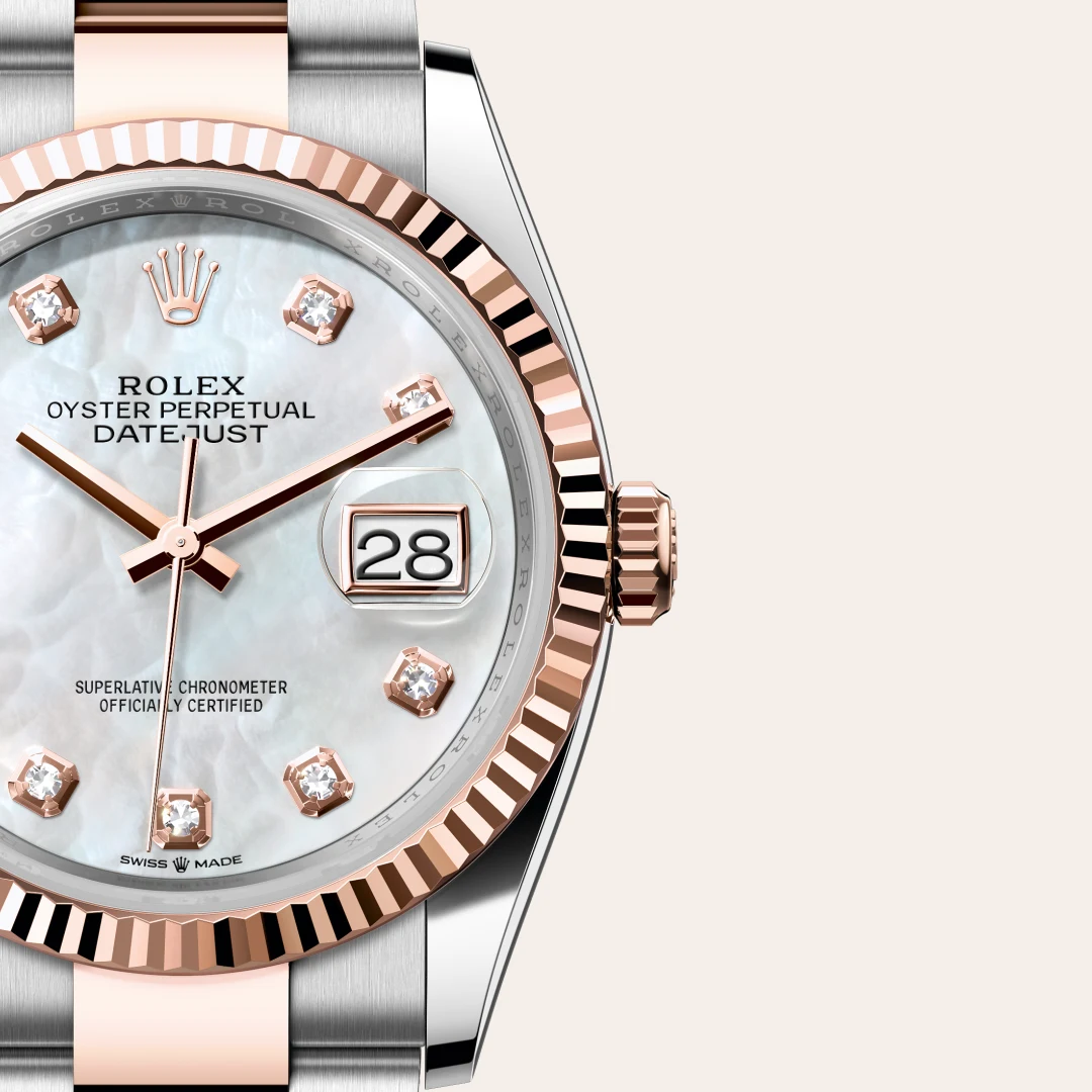 Rolex Datejust 36腕錶永恒玫瑰金鋼（蠔式鋼與永恒玫瑰金的組合）款，M126231-0022 | 正泰鐘錶