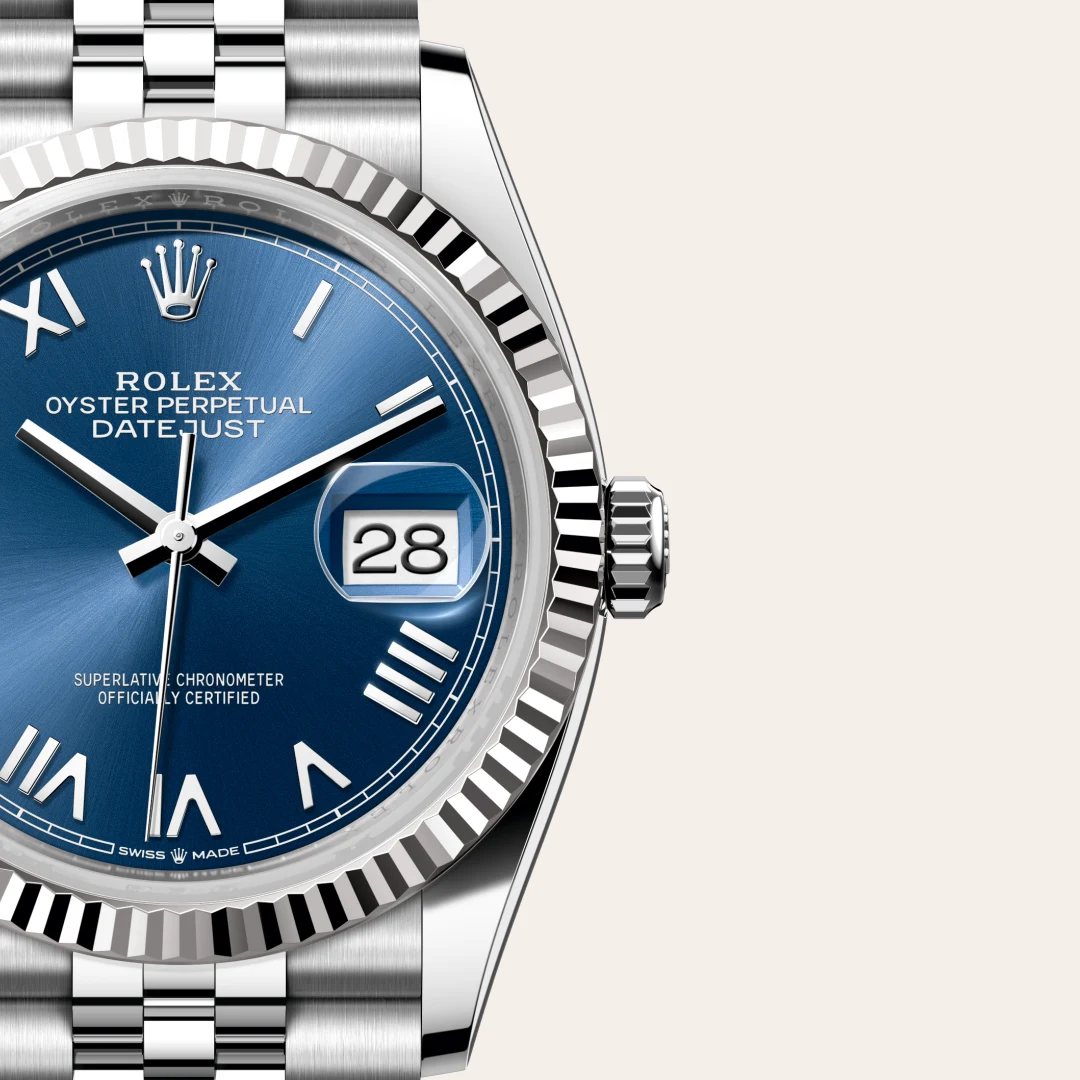 Rolex Datejust 36腕錶白色黃金鋼(蠔式鋼與白色黃金的組合)款,M126234-0069 | 正泰鐘錶