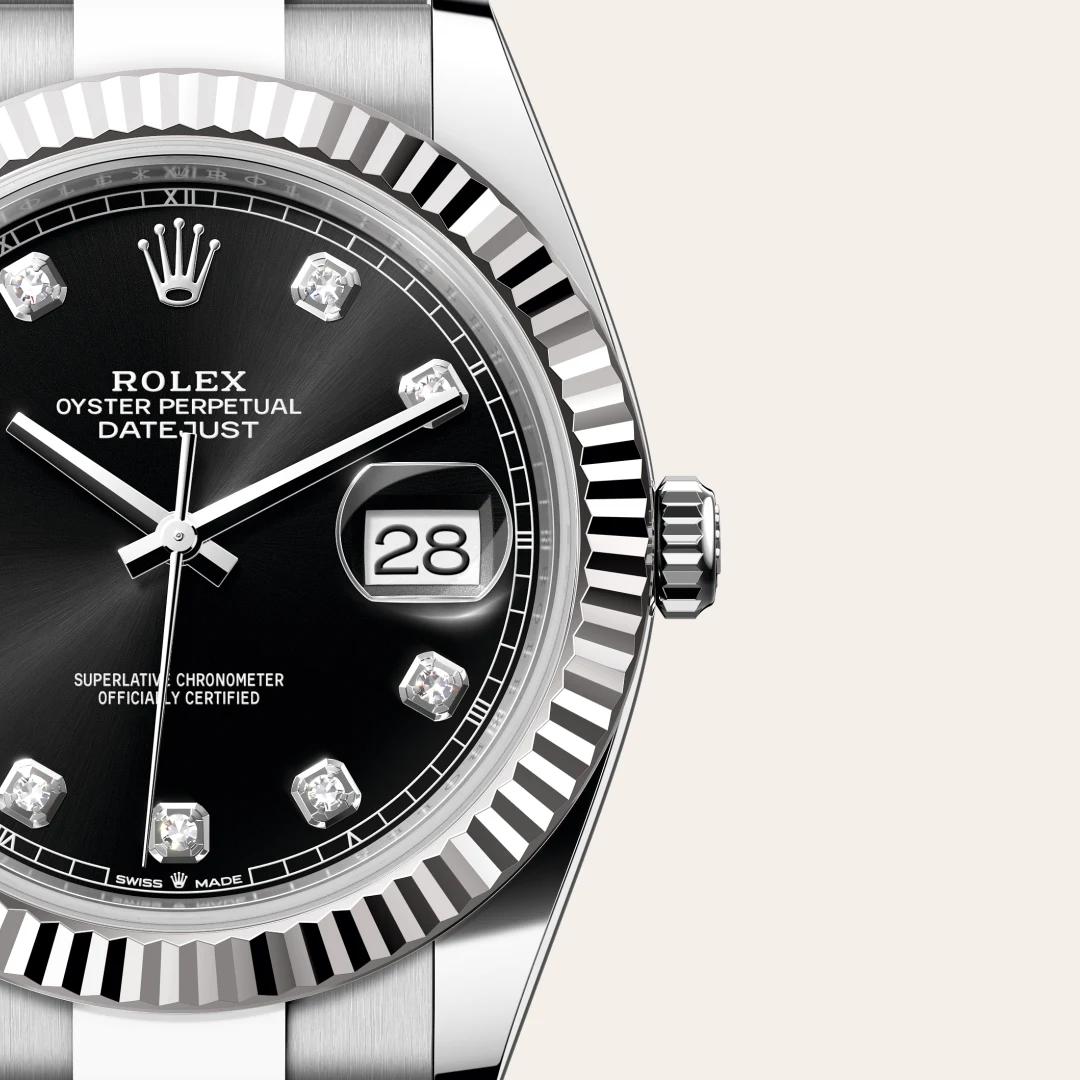 Rolex Datejust 41腕錶白色黃金鋼（蠔式鋼與白色黃金的組合）款，M126334-0011 | 正泰鐘錶