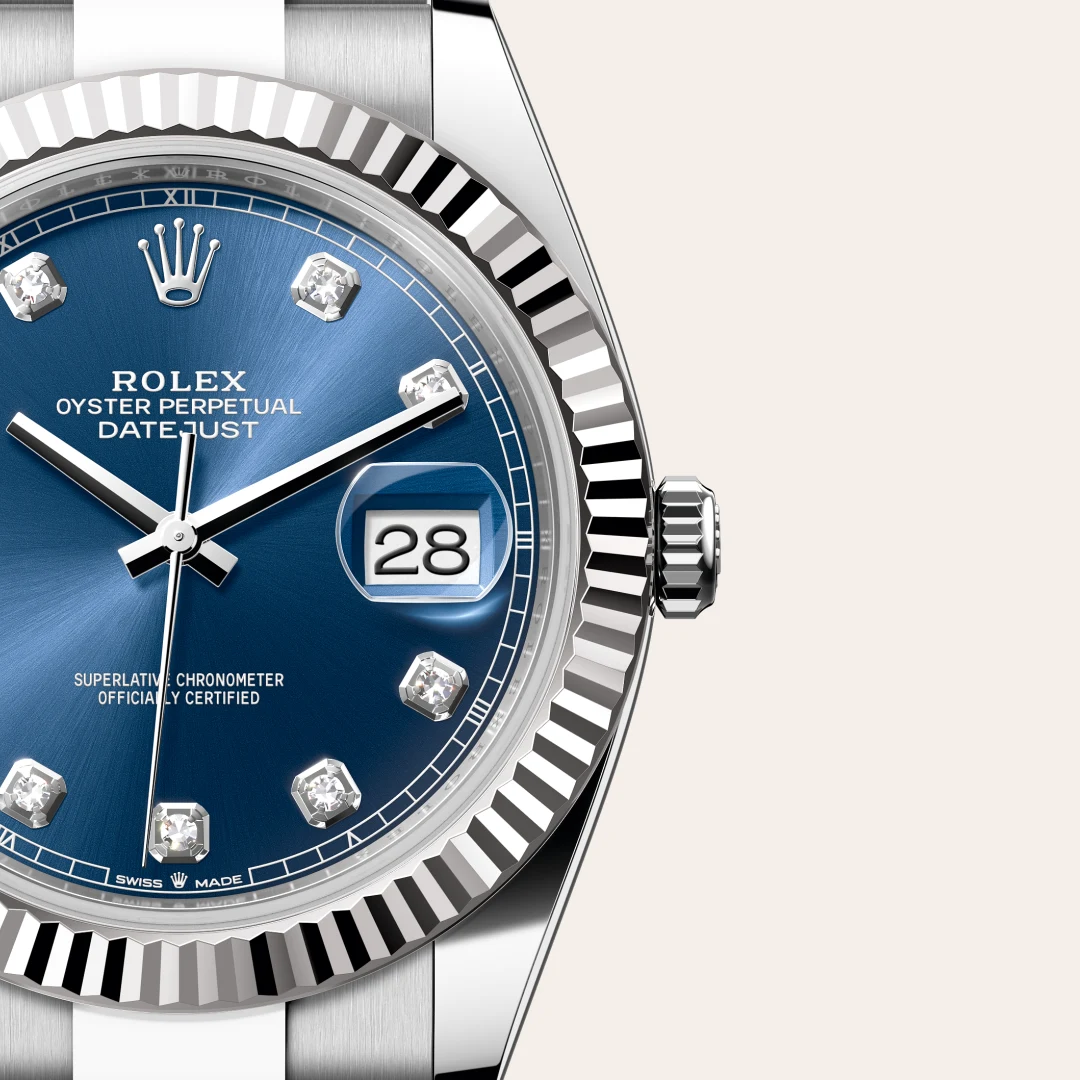 Rolex Datejust 41腕錶白色黃金鋼（蠔式鋼與白色黃金的組合）款，M126334-0015 | 正泰鐘錶