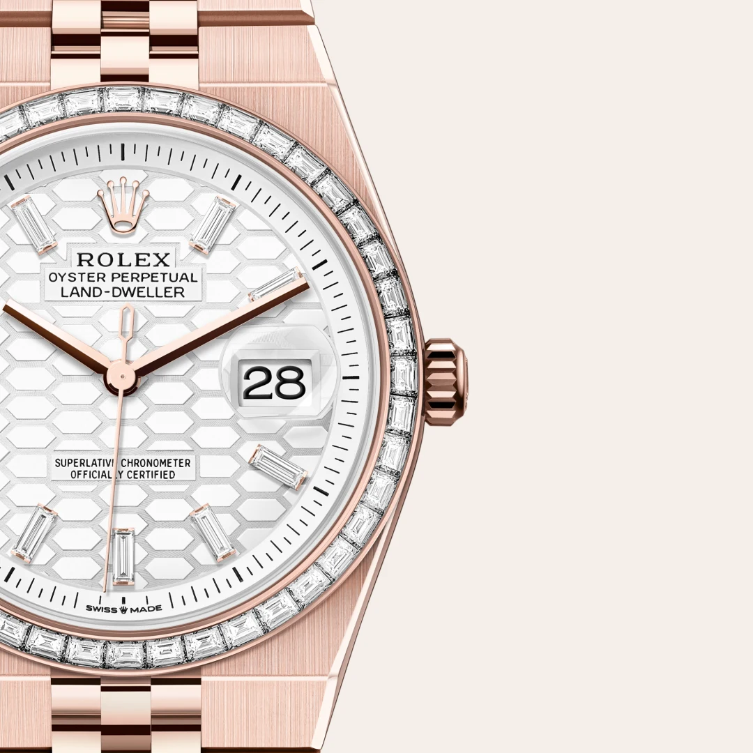 Rolex Land-Dweller 36腕錶18K永恒玫瑰金款，M127285TBR-0002 | 正泰鐘錶
