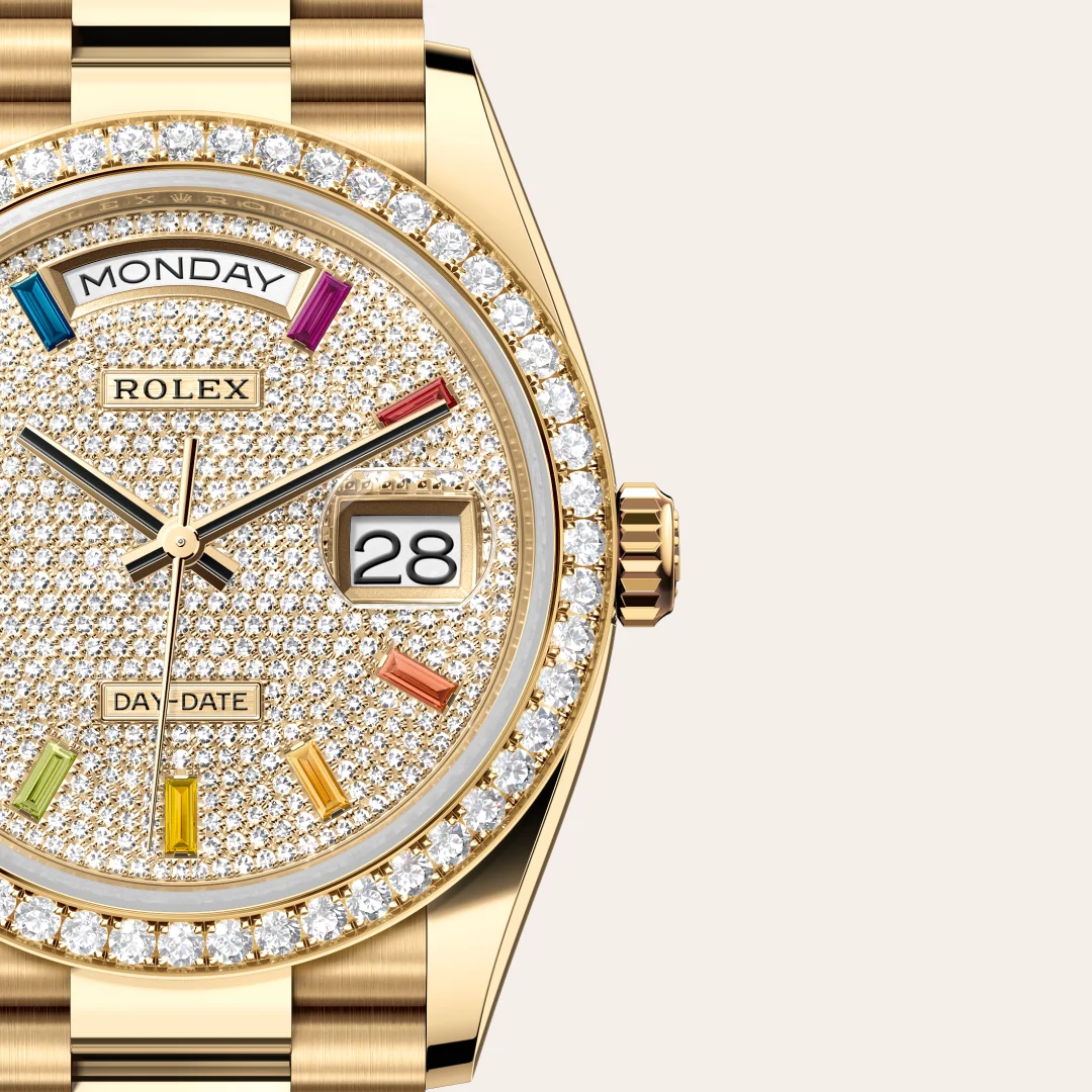 Rolex Day-Date 36腕錶18K黃金款，M128348RBR-0030 | 正泰鐘錶