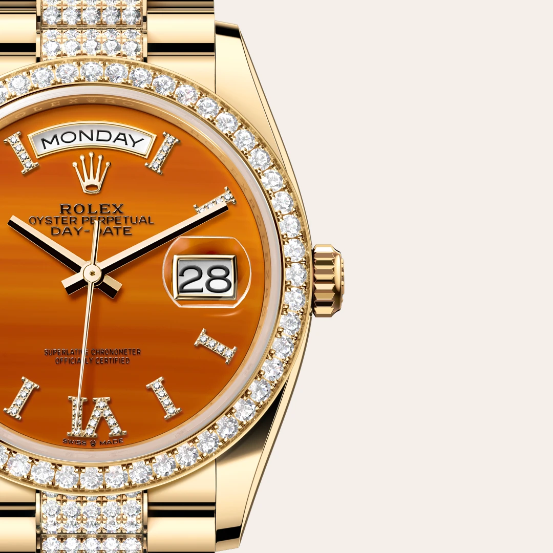 Rolex Day-Date 36腕錶18K黃金款，M128348RBR-0050 | 正泰鐘錶
