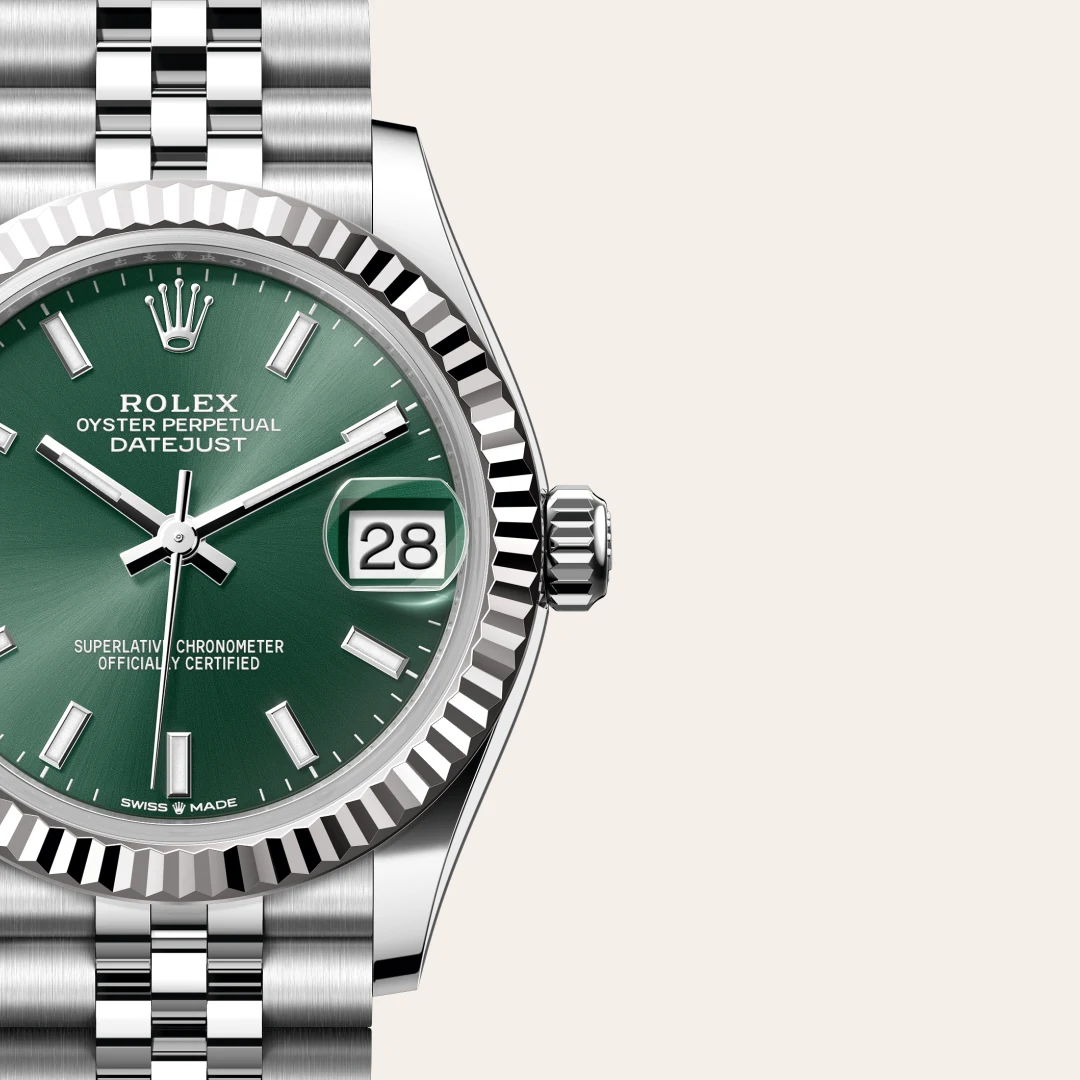 Rolex Datejust 31腕錶白色黃金鋼（蠔式鋼與白色黃金的組合）款，M278274-0018 | 正泰鐘錶