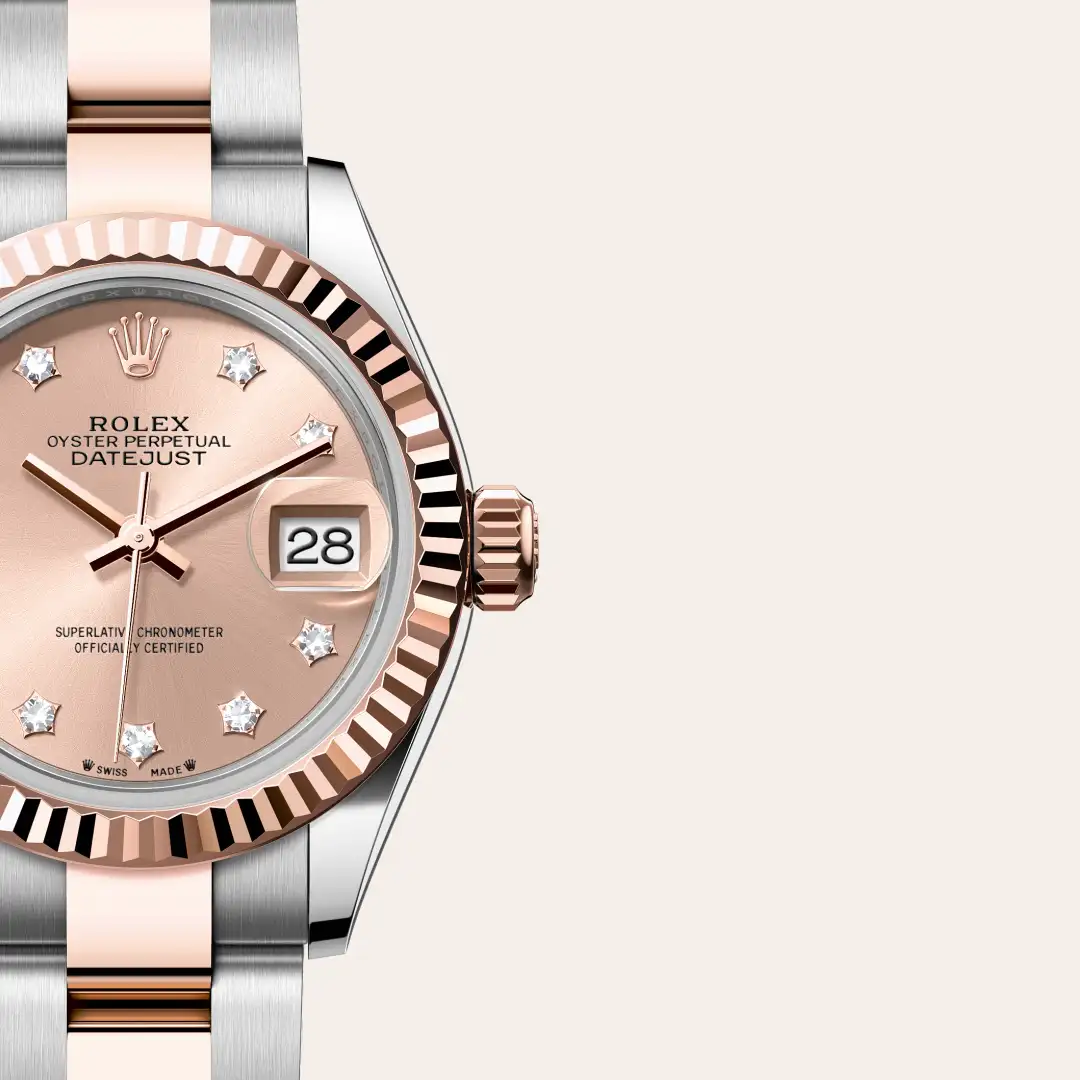 Rolex Lady-Datejust腕錶永恒玫瑰金鋼(蠔式鋼與永恒玫瑰金的組合)款,M279171-0028 | 正泰鐘錶
