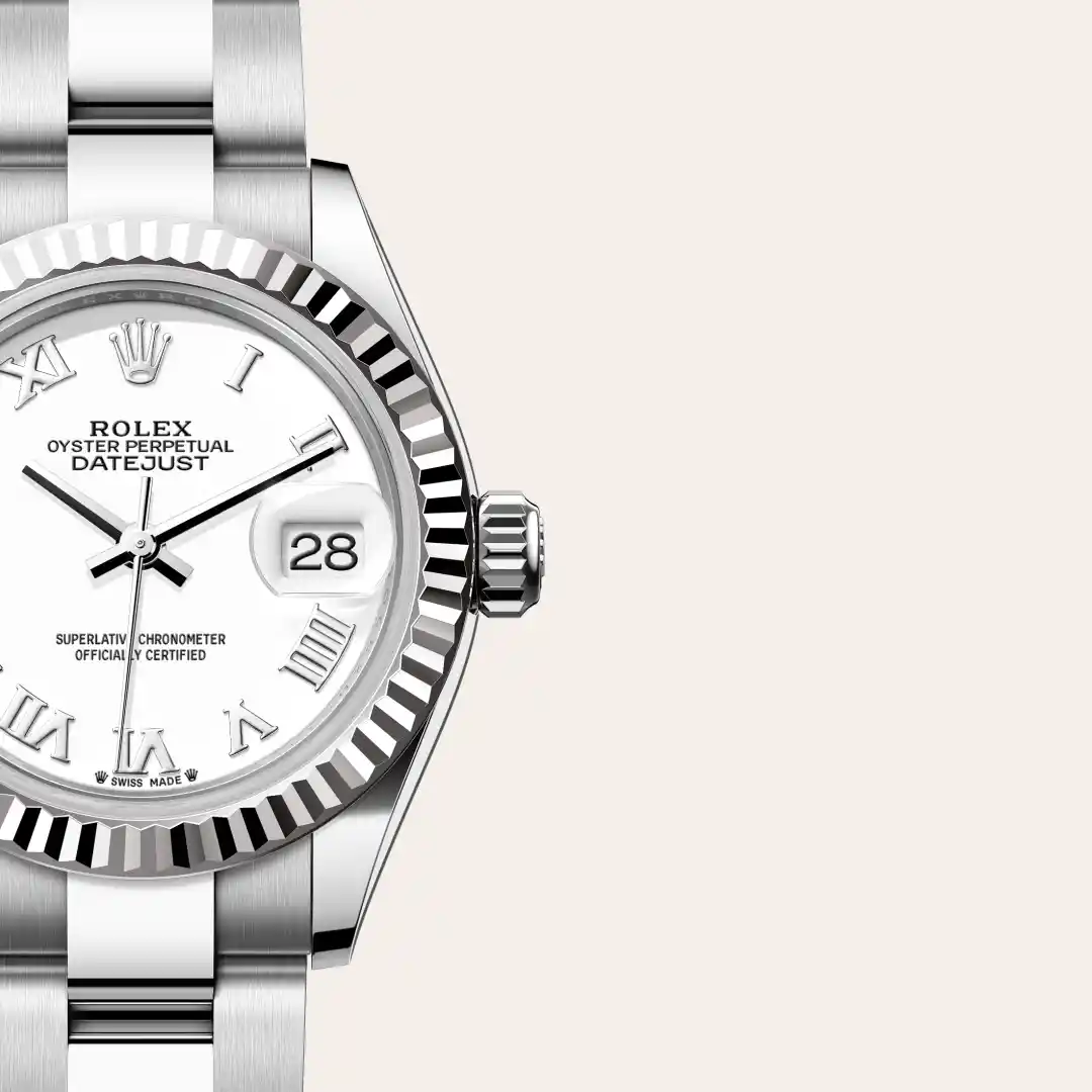 Rolex Lady-Datejust腕錶白色黃金鋼(蠔式鋼與白色黃金的組合)款,M279174-0020 | 正泰鐘錶