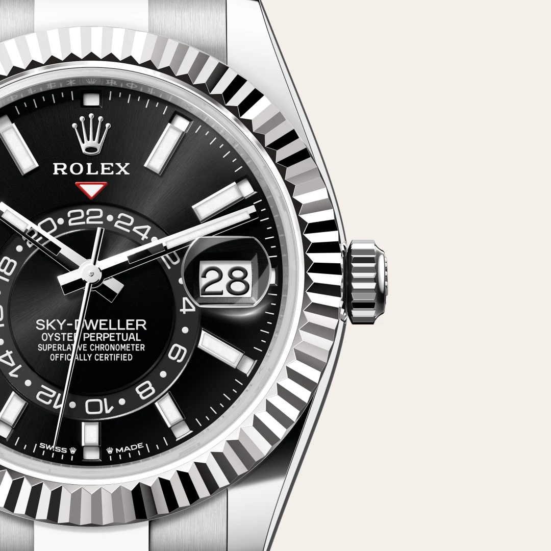 Rolex Sky-Dweller腕錶白色黃金鋼(蠔式鋼與白色黃金的組合)款,M336934-0007 | 正泰鐘錶