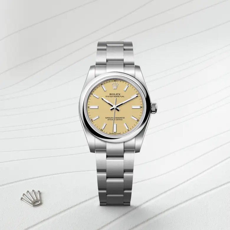 Rolex Oyster Perpetual 34腕錶蠔式鋼款，M124200-0007 | 正泰鐘錶