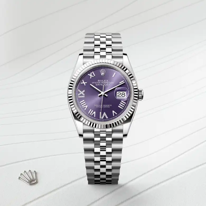 Rolex Datejust 36腕錶白色黃金鋼(蠔式鋼與白色黃金的組合)款,M126234-0063 | 正泰鐘錶
