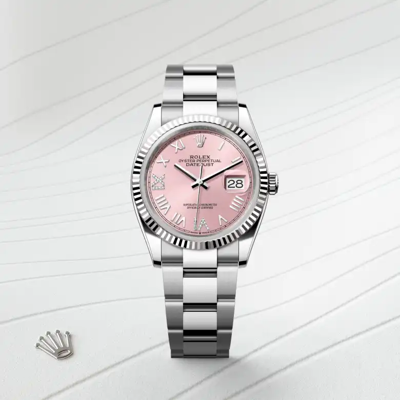 Rolex Datejust 36腕錶白色黃金鋼(蠔式鋼與白色黃金的組合)款,M126234-0066 | 正泰鐘錶