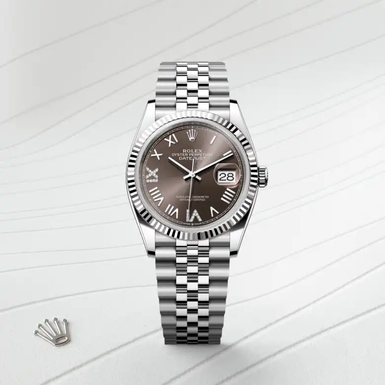Rolex Datejust 36腕錶白色黃金鋼（蠔式鋼與白色黃金的組合）款，M126234-0071 | 正泰鐘錶