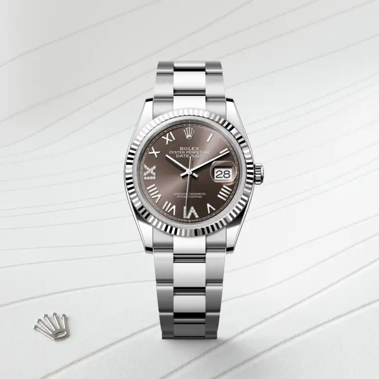 Rolex Datejust 36腕錶白色黃金鋼(蠔式鋼與白色黃金的組合)款,M126234-0072 | 正泰鐘錶