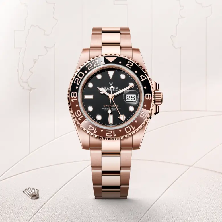Rolex GMT-Master II腕錶18K永恒玫瑰金款,M126715CHNR-0001 | 正泰鐘錶
