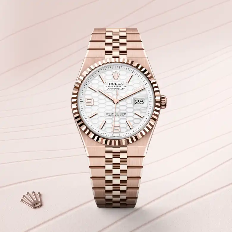 Rolex Land-Dweller 40腕錶18K永恒玫瑰金款,M127335-0001 | 正泰鐘錶