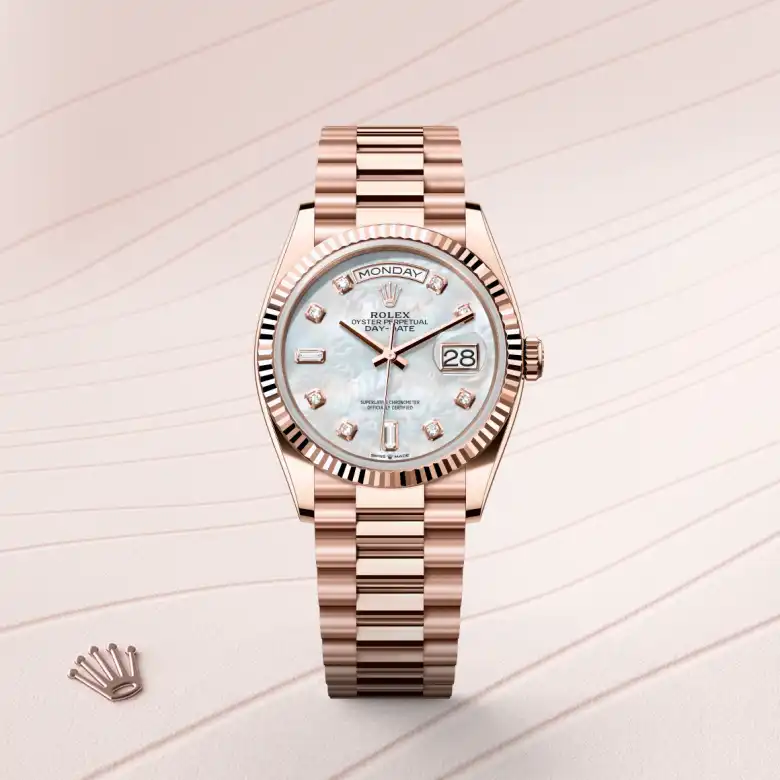 Rolex Day-Date 36腕錶18K永恒玫瑰金款，M128235-0029 | 正泰鐘錶