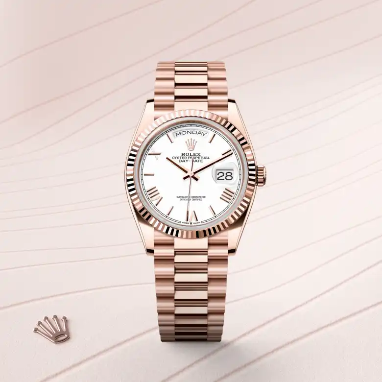Rolex Day-Date 36腕錶18K永恒玫瑰金款，M128235-0070 | 正泰鐘錶
