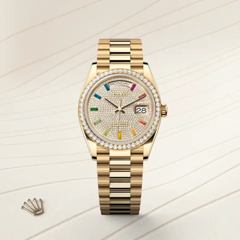 Rolex Day-Date 36腕錶18K黃金款，M128348RBR-0030 | 正泰鐘錶