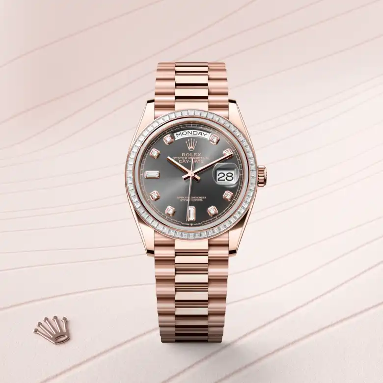 Rolex Day-Date 36腕錶18K永恒玫瑰金款,M128395TBR-0012 | 正泰鐘錶