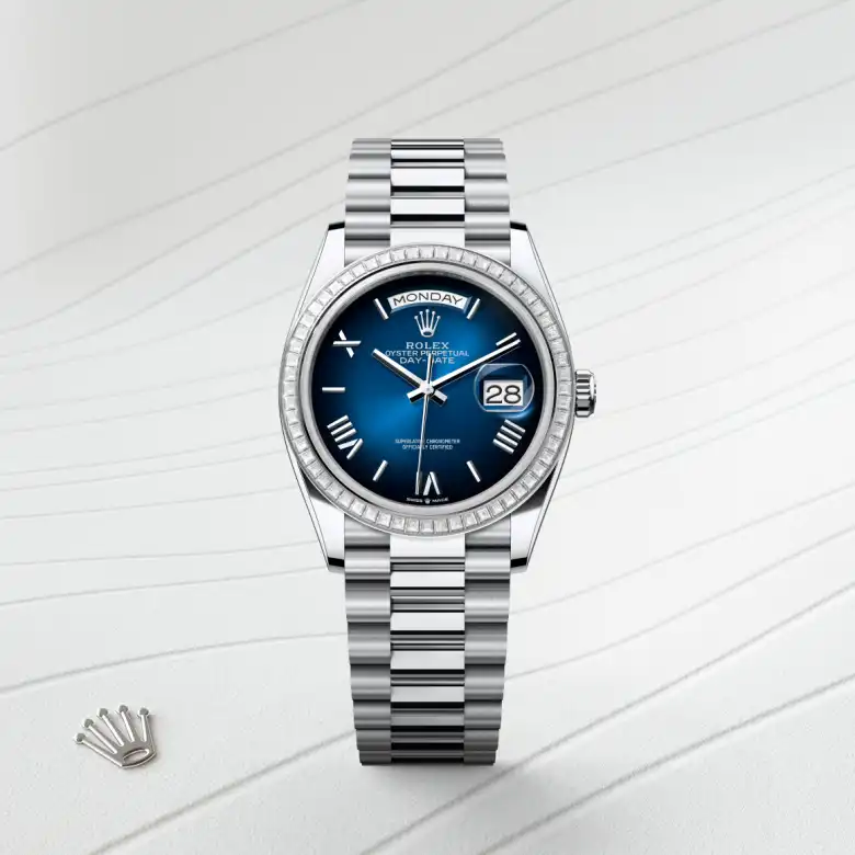 Rolex Day-Date 36腕錶鉑金款，M128396TBR-0021 | 正泰鐘錶