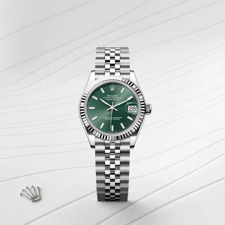 Rolex Datejust 31腕錶白色黃金鋼（蠔式鋼與白色黃金的組合）款，M278274-0018 | 正泰鐘錶