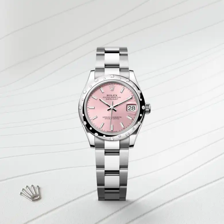 Rolex Datejust 31腕錶白色黃金鋼（蠔式鋼與白色黃金的組合）款，M278344RBR-0015 | 正泰鐘錶