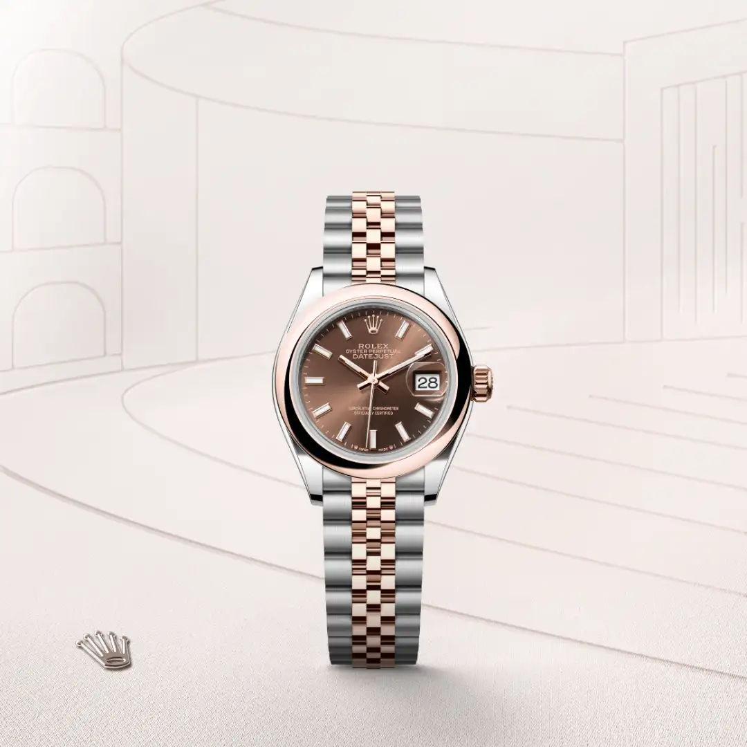 Rolex Lady-Datejust腕錶永恒玫瑰金鋼(蠔式鋼與永恒玫瑰金的組合)款,M279161-0017 | 正泰鐘錶