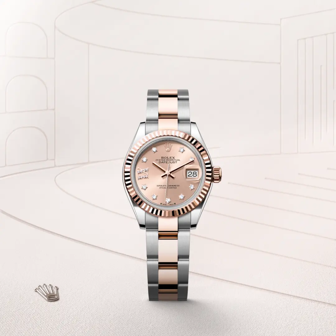 Rolex Lady-Datejust腕錶永恒玫瑰金鋼(蠔式鋼與永恒玫瑰金的組合)款,M279171-0028 | 正泰鐘錶