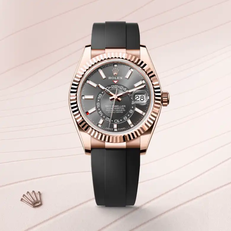 Rolex Sky-Dweller腕錶18K永恒玫瑰金款，M336235-0004 | 正泰鐘錶