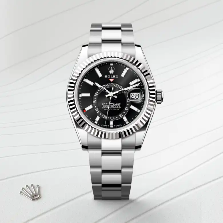 Rolex Sky-Dweller腕錶白色黃金鋼(蠔式鋼與白色黃金的組合)款,M336934-0007 | 正泰鐘錶