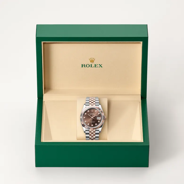 Rolex Datejust 36腕錶永恒玫瑰金鋼（蠔式鋼與永恒玫瑰金的組合）款，M126231-0053 | 正泰鐘錶