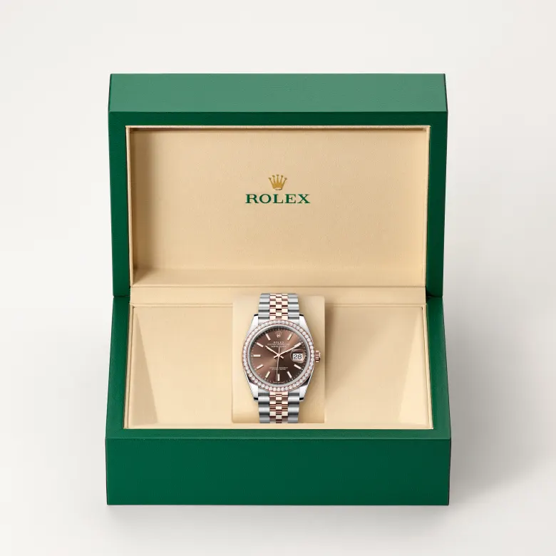 Rolex Datejust 36腕錶永恒玫瑰金鋼（蠔式鋼與永恒玫瑰金的組合）款，M126281RBR-0031 | 正泰鐘錶