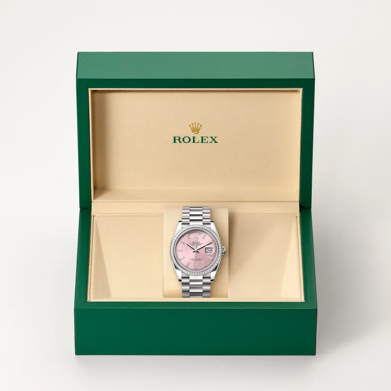 Rolex Day-Date 36腕錶18K白色黃金款,M128399TBR-0029 | 正泰鐘錶