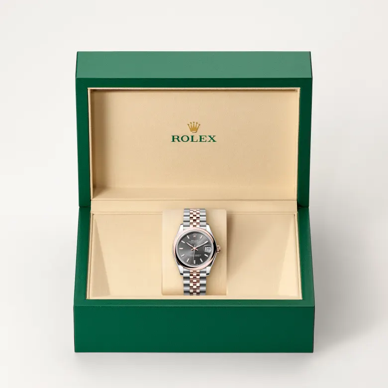 Rolex Datejust 31腕錶永恒玫瑰金鋼(蠔式鋼與永恒玫瑰金的組合)款,M278241-0018 | 正泰鐘錶