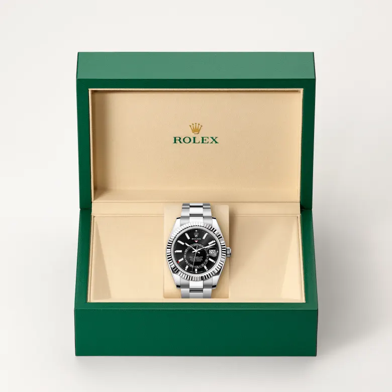 Rolex Sky-Dweller腕錶白色黃金鋼(蠔式鋼與白色黃金的組合)款,M336934-0007 | 正泰鐘錶