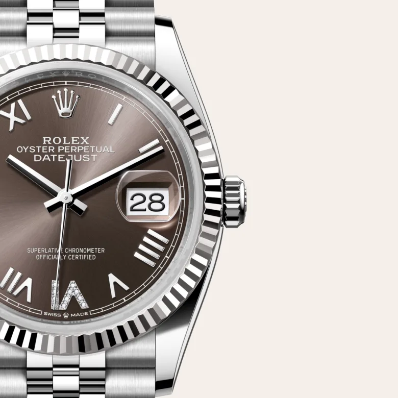 Rolex Datejust 36腕錶白色黃金鋼（蠔式鋼與白色黃金的組合）款，M126234-0071 | 正泰鐘錶