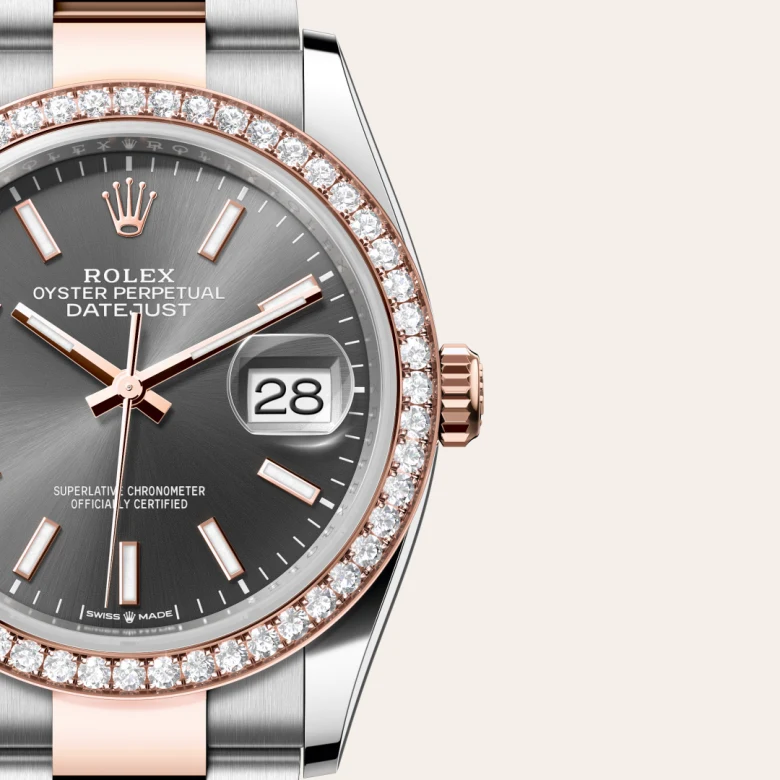 Rolex Datejust 36腕錶永恒玫瑰金鋼(蠔式鋼與永恒玫瑰金的組合)款,M126281RBR-0002 | 正泰鐘錶