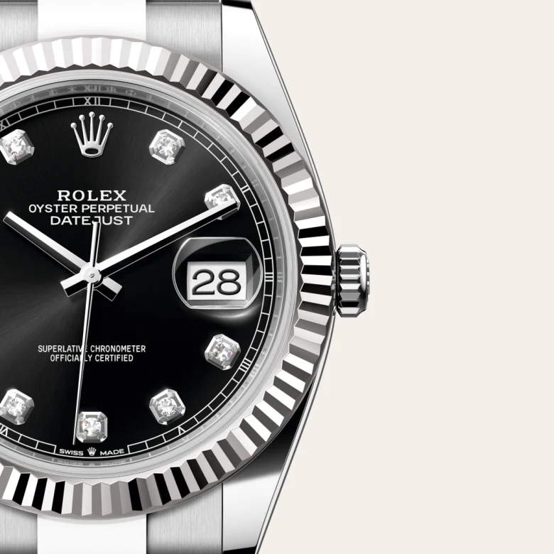 Rolex Datejust 41腕錶白色黃金鋼（蠔式鋼與白色黃金的組合）款，M126334-0011 | 正泰鐘錶