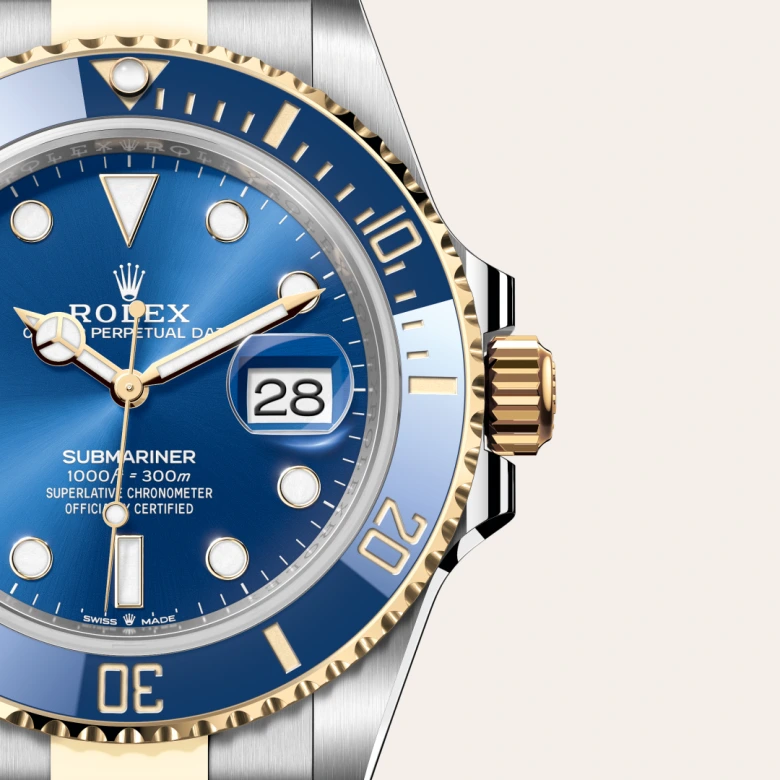 Rolex Submariner Date腕錶黃金鋼（蠔式鋼與黃金的組合）款，M126613LB-0002 | 正泰鐘錶