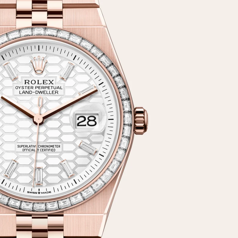 Rolex Land-Dweller 36腕錶18K永恒玫瑰金款，M127285TBR-0002 | 正泰鐘錶
