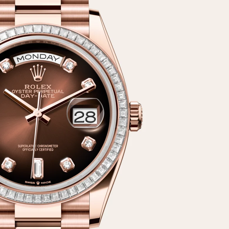 Rolex Day-Date 36腕錶18K永恒玫瑰金款，M128395TBR-0004 | 正泰鐘錶