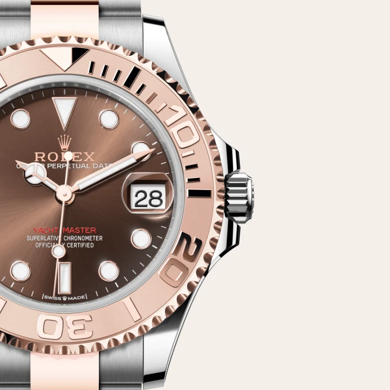 Rolex Yacht-Master 37腕錶永恒玫瑰金鋼(蠔式鋼與永恒玫瑰金的組合)款,M268621-0003 | 正泰鐘錶