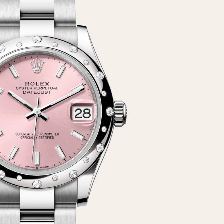 Rolex Datejust 31腕錶白色黃金鋼（蠔式鋼與白色黃金的組合）款，M278344RBR-0015 | 正泰鐘錶
