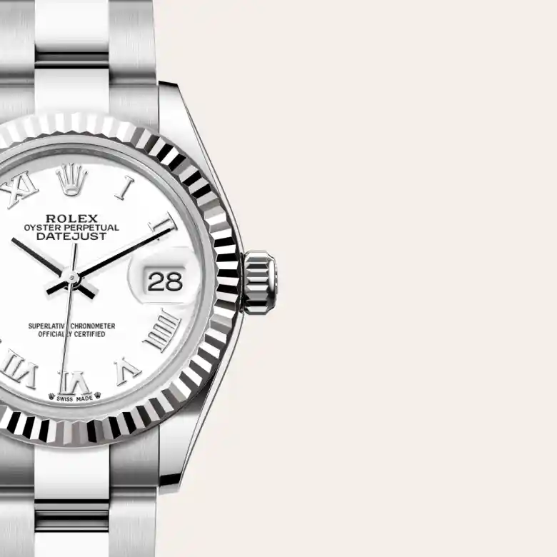 Rolex Lady-Datejust腕錶白色黃金鋼(蠔式鋼與白色黃金的組合)款,M279174-0020 | 正泰鐘錶