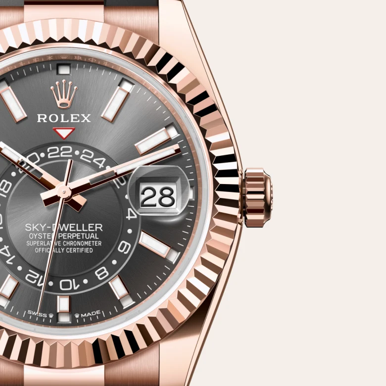 Rolex Sky-Dweller腕錶18K永恒玫瑰金款，M336235-0004 | 正泰鐘錶