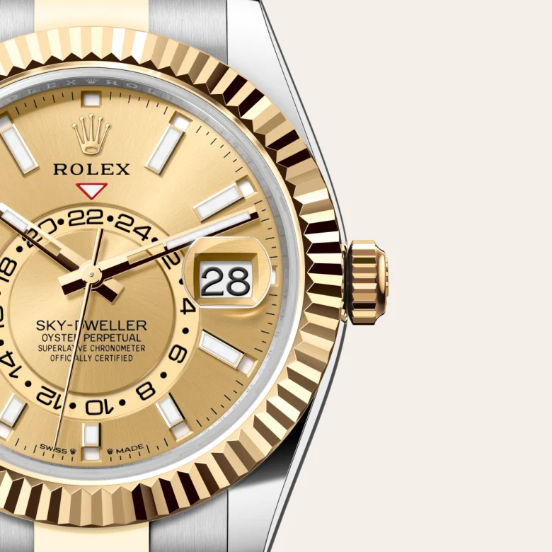 Rolex Sky-Dweller腕錶黃金鋼(蠔式鋼與黃金的組合)款,M336933-0001 | 正泰鐘錶