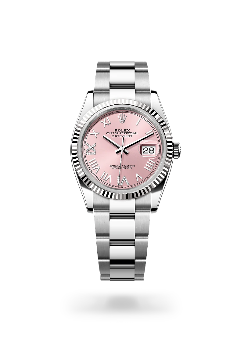 Rolex Datejust 36腕錶白色黃金鋼（蠔式鋼與白色黃金的組合）款，M126234-0066 | 正泰鐘錶