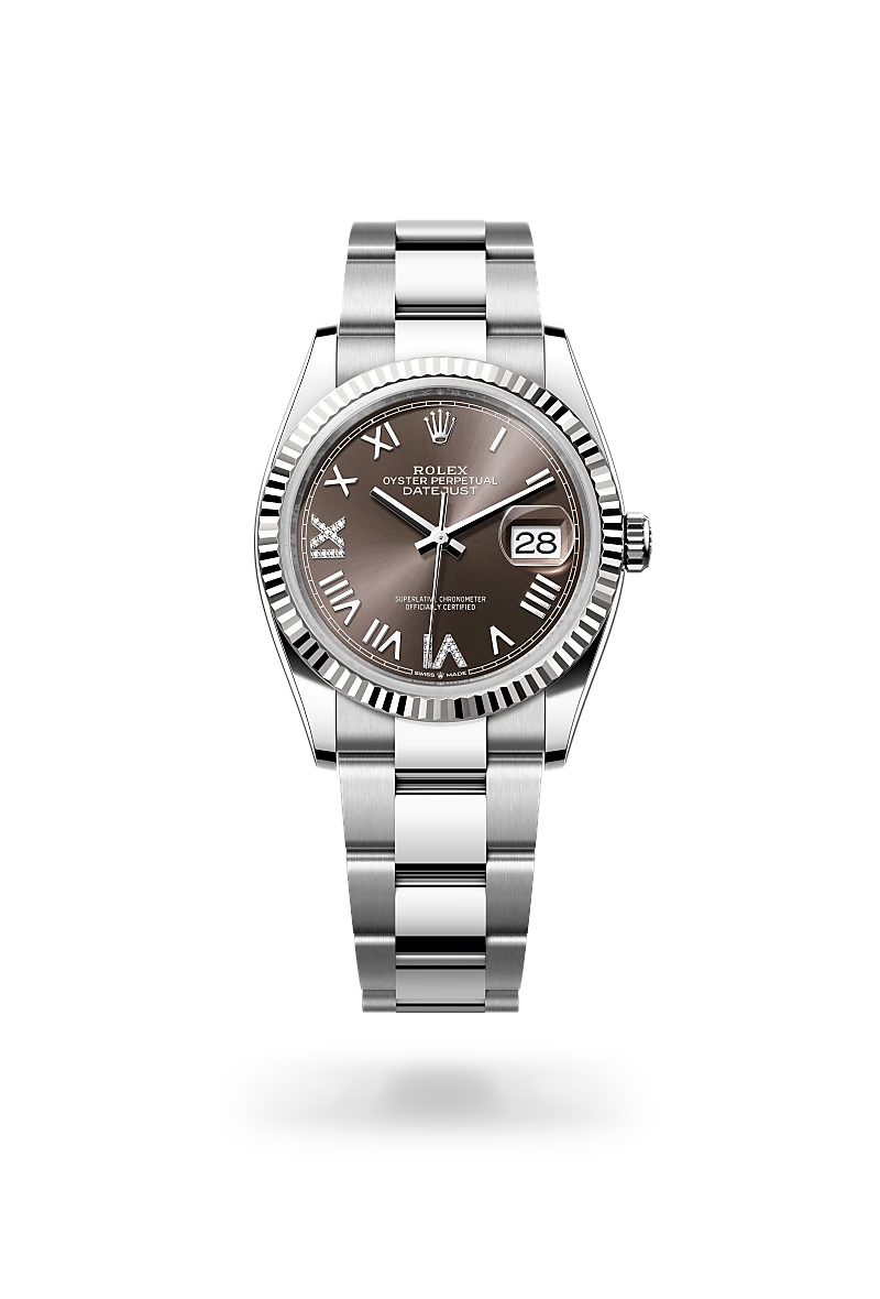 Rolex Datejust 36腕錶白色黃金鋼（蠔式鋼與白色黃金的組合）款，M126234-0072 | 正泰鐘錶